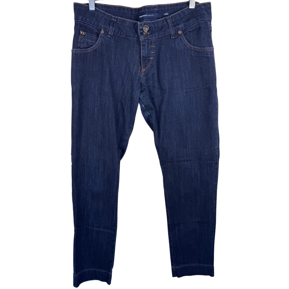 Y2K Miss Sixty Binky Jeans Women 32 Dark Wash Low Rise Straight Leg Denim